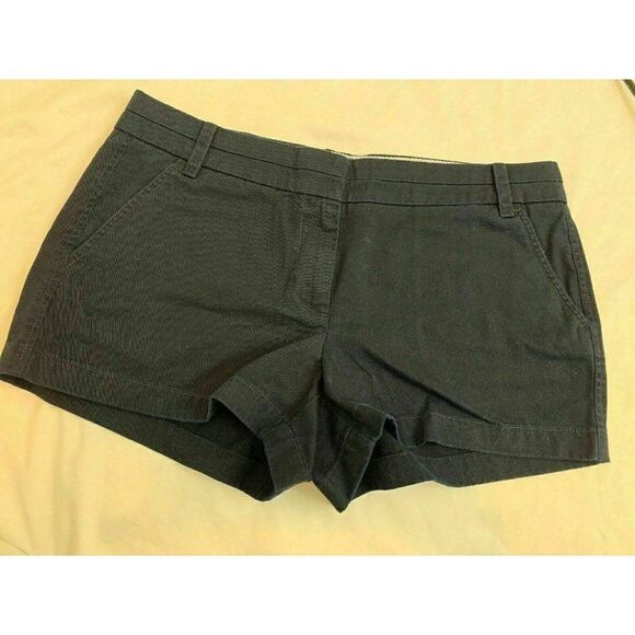 J Crew Womens New Solid Navy Blue Chino Shorts 10 - Picture 1 of 9